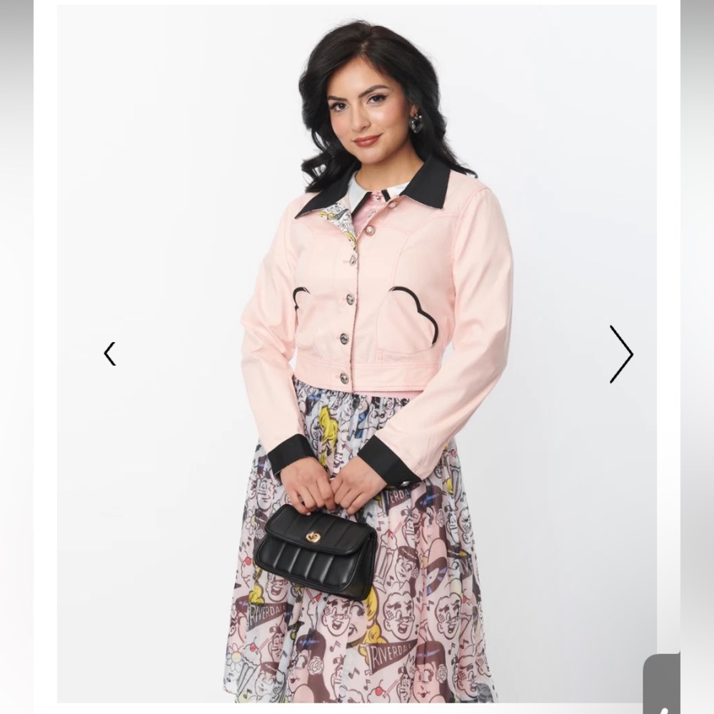 Betty‎ & Veronica x Unique Vintage Archies Girls Crop Jacket